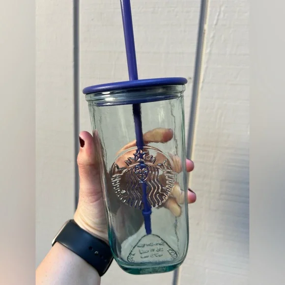 Starbucks 2025 Recycled Triangle Glass 💜 - Picture 6 of 10